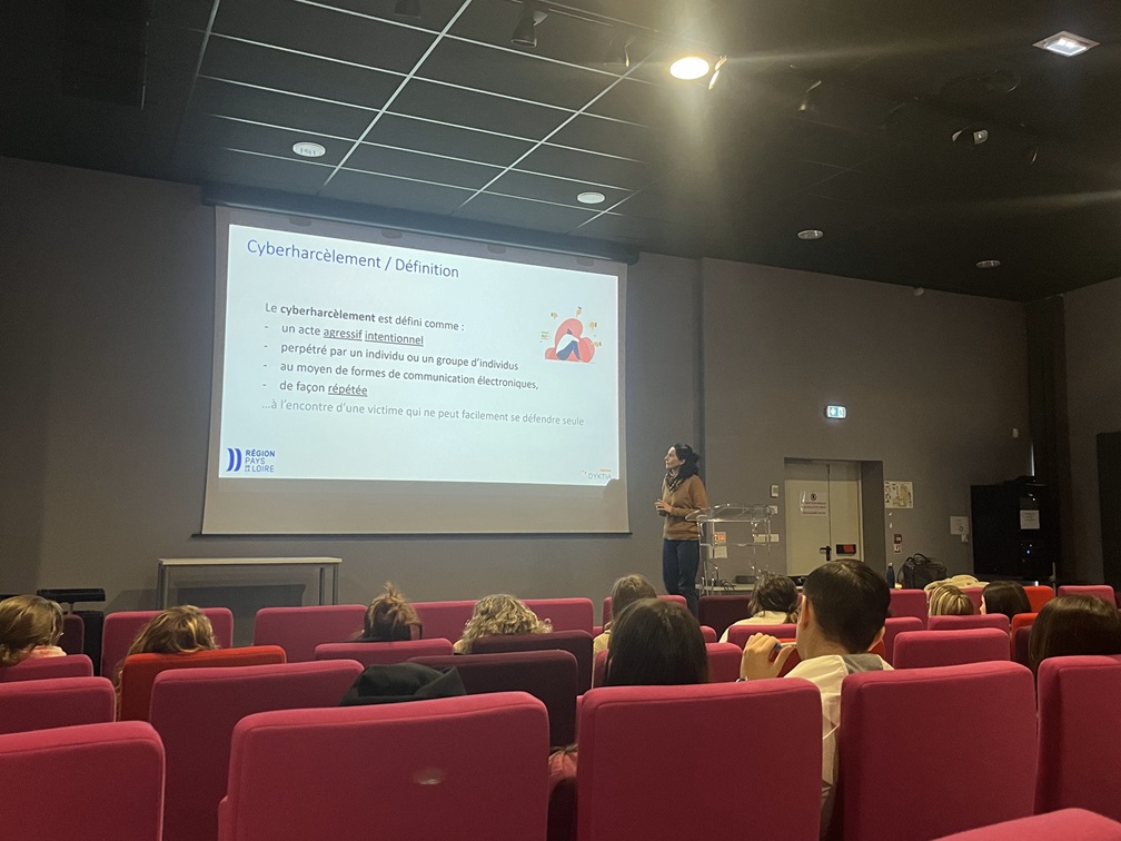 Photo intervention DYKTIA au Lycée Pro Pierre MASSON dans le 44