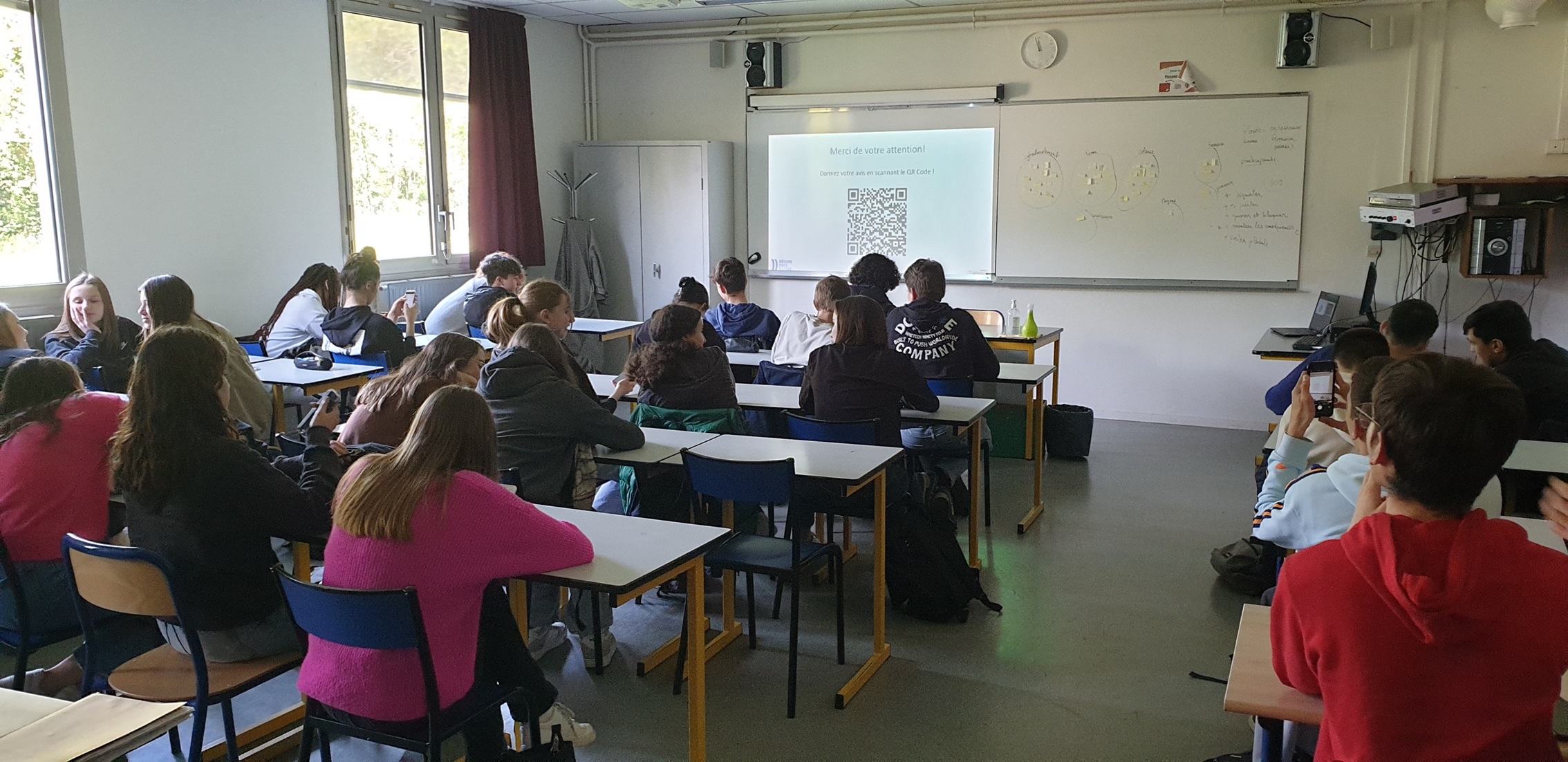 Photo intervention DYKTIA au Lycée La Herdrie dans le 44